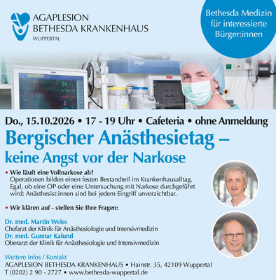 Bergsicher Narkosetag