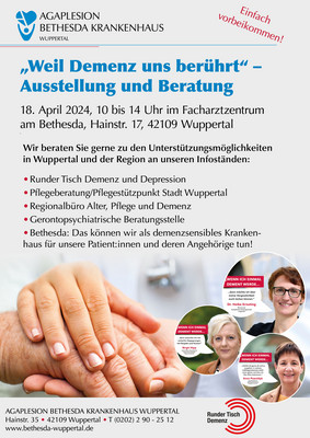 Plakat Wanderausstellung Demenz