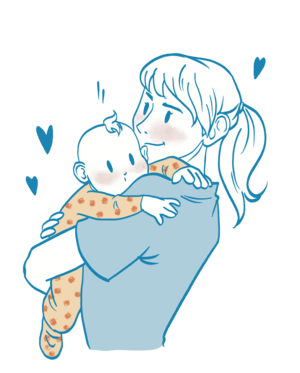 Betty_mit_Baby.png Elternschule "Betty mit Baby