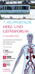 Titel Flyer 7. Wuppertaler Herz- und Gefäßforum