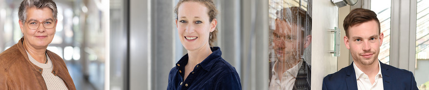 Stefanie Eisenber, Pflegedienstleitung, Dr. Cornelia Sck, Geschäftsführerin, Malte Schmitz, Klinikmanager